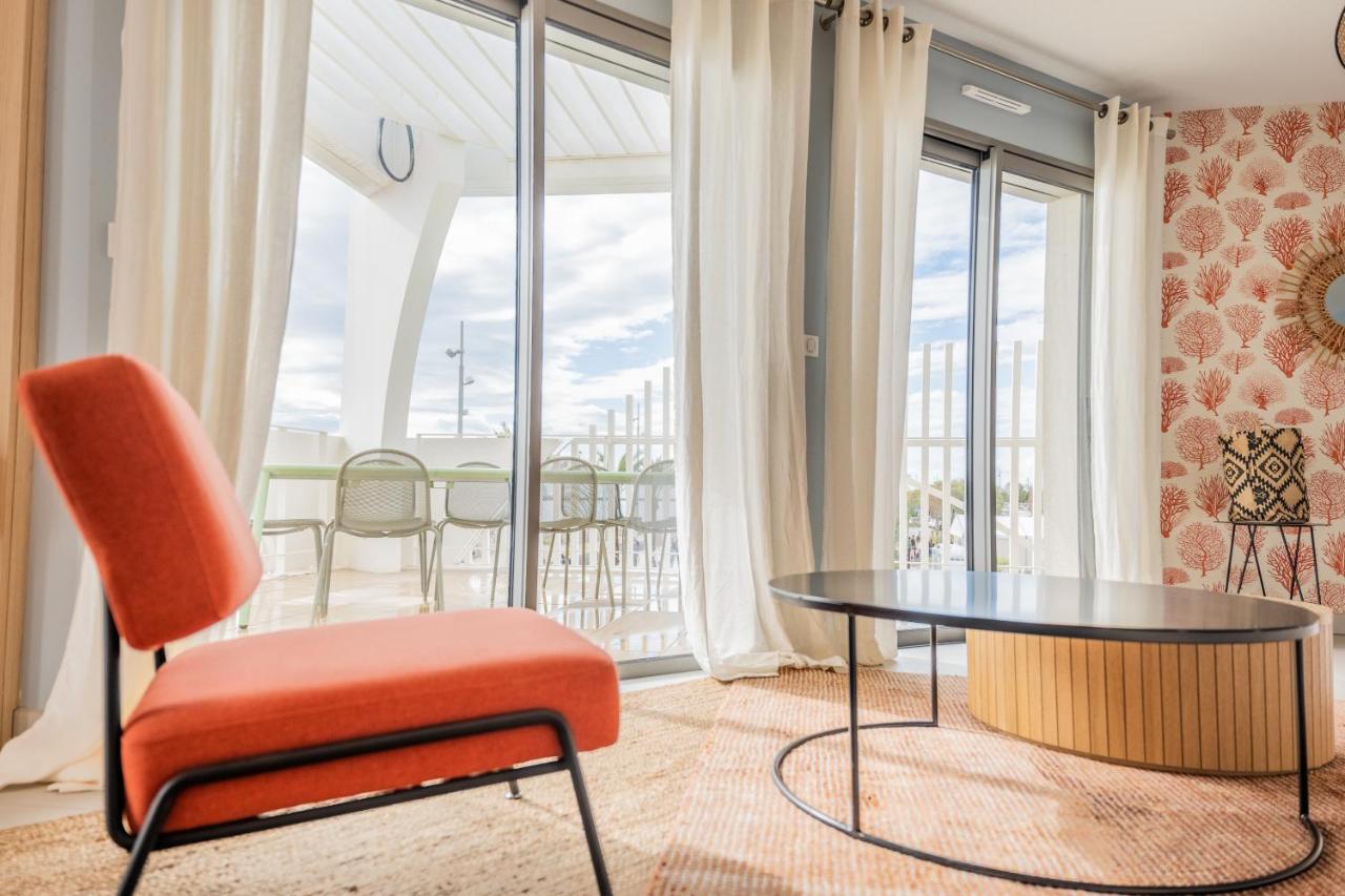 Le Majestic Residence Le Mind Vue Mer Exceptionnelle Grande Terrasse Privee Piscine Partagee Sur Le Toit Hyper Centre La Grande Motte Bagian luar foto