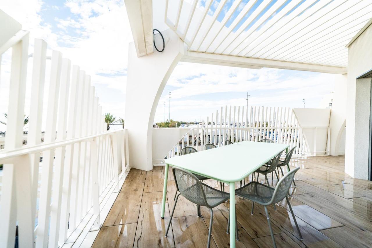 Le Majestic Residence Le Mind Vue Mer Exceptionnelle Grande Terrasse Privee Piscine Partagee Sur Le Toit Hyper Centre La Grande Motte Bagian luar foto